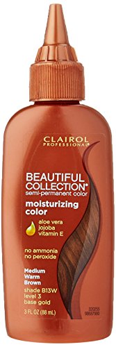 Clairol Professional Beautiful Collection Semi-permanent Hair Color, Medium Warm Brown