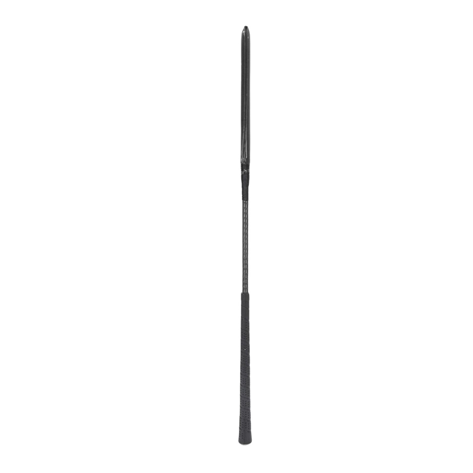 Frustino per cavallo, in pelle verniciata di alta qualità, con manico in silicone antiscivolo, per sport equestri, corsa, allenamento e competizione, 65 cm