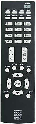 New WD-73737 WD-73738 WD-73740 WD-65736 WD-65737 WD-65738 Replacement Remote Control Compatible with Mitsubishi TV WD65733 WD65734 WD65735 WD65736 WD65737 WD65738 WD73737 WD73738 WD73740