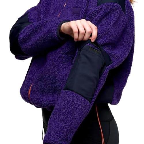 Cotopaxi Women's Bacano Fleece Jacket, Black Violet/Carbon4