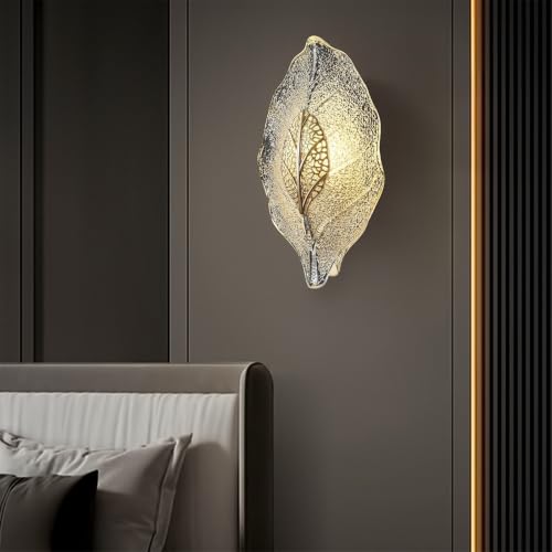 Lámpara de pared para dormitorio y pasillo con diseño de cristal moderno 6
