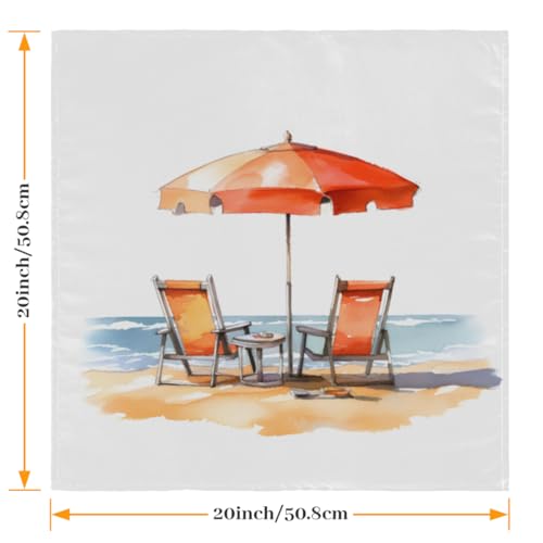 Servilletas de Tela Hawaii Beach Set x6 50.5x50.5 cm miniatura 2