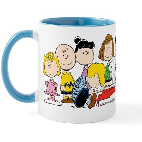 CafePress Peanuts Gang Music Mugs 11 oz (325 ml) Ceramic Coffee Mug Cover