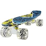 Skateboard Toddler 22 inch Complete Mini Cruiser Boys Skateboards for Kids Girl Youth Beginner...