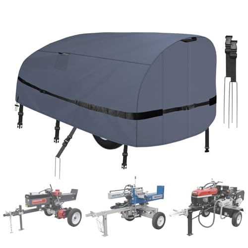 Goctoke Log Splitter Cover Heavy Duty Windproof 1200D Waterproof (94.3