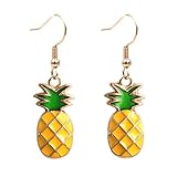 Pineapple Dangle Earrings for Women - Cute Fruit Earrings Jewelry, Fun Earrings for Women - Pineapple