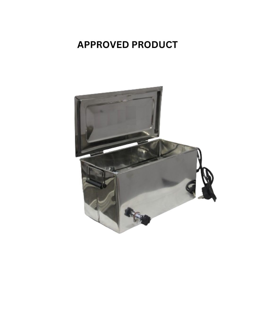 Saini_MEDICOS Electric Instrument Sterilizer 12" x 6" x 6" with Accessories | Deluxe | Stainless Steel