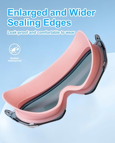 Image of Swim Goggles, Wide Angle Anti-fog and UV Leak Proof Goggles,Swimming Goggles for Adult Youth