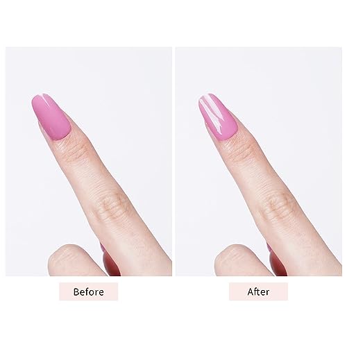 DANNI & TONI Glossy Top Coat for Nail Polish Gel Nail Wraps UV LED Soak Off Long Lasting Top Coat Gel Nail Polish - Image 3