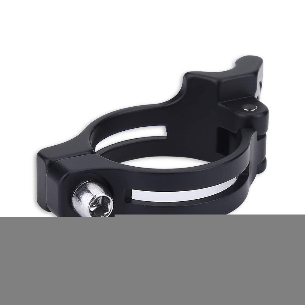 Pinza Deragliatore Anteriore per Bici da Strada, Adattatore Clip 31.8mm Nero