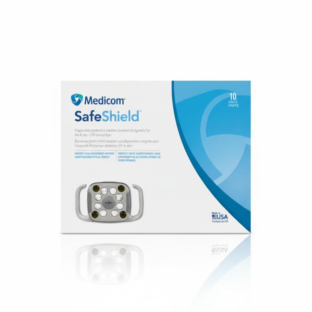 Medicom 9565 SafeShield Barrier for A-DEC LED Light 10/Bx