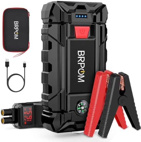 Booster Avviamento Auto 4000A Con Compressore 150PSI - Emergenza Batteria Per Auto Fino A 10.0L - Foto 2