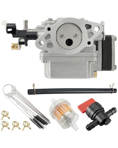 HZSIFU Carburador 63V-14301 adequado para Yamaha 2 tempos 9,9HP 15HP substituição de motor de popa 63V-14301-10-00 63V-14301-00 63V-14301-00