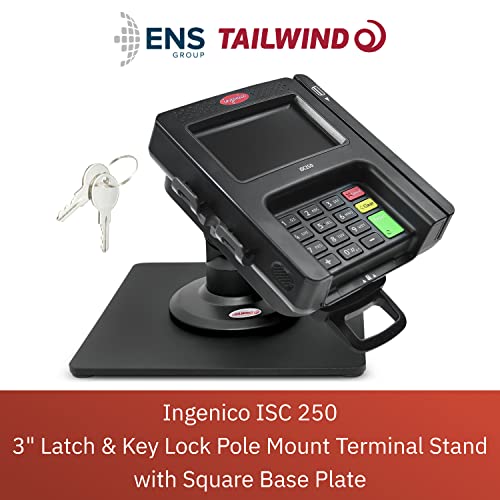 Base soporte para terminal POS Ingenico ISC 250 negra miniatura 2