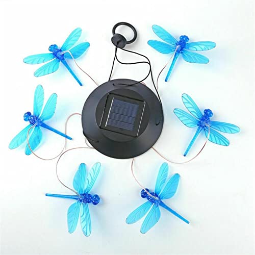 Lampe solaire de jardin haut de gamme cloches rotatives décoration design - 4