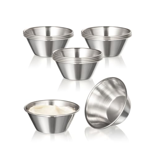 Fit Meal Prep [12 Pack] 1.5 oz Stainless...