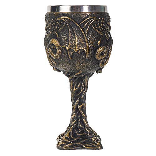 Summit Collection The Call Of Cthulhu Sea Monster Goblet Wine Glass 6.75 Inches Tall 7 Fl Oz Gothic Wine Chalice #TOP1