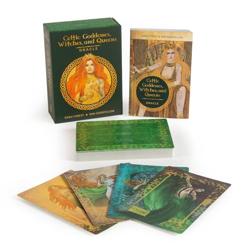 Celtic Goddesses, Witches, and Queens Oracle: (Oracle Kit Box Set with 40 Cards and Guide Book)