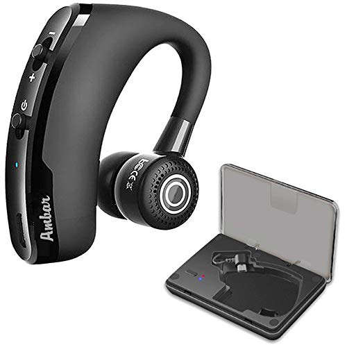 Bluetooth Handsfree for Driving, 72 Hours Playtime with Portable Charging Case, CVC 6.0