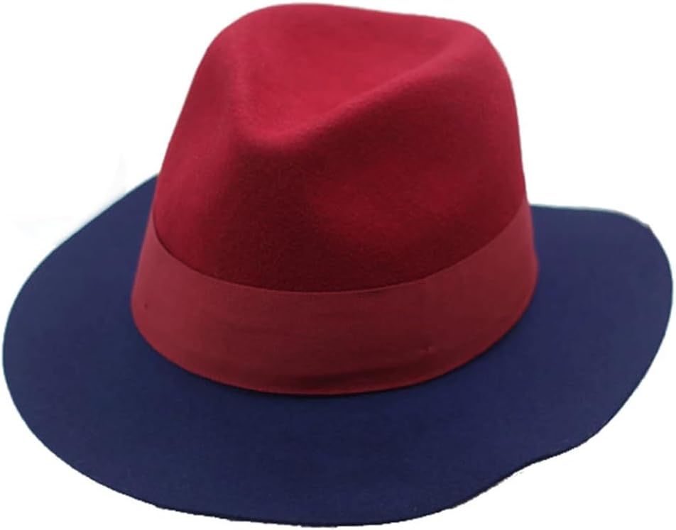 Wide Brim Hat, Top, Ladies' Autumn and Winter Shopping Felt, Outdoor Sunshade