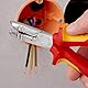 KNIPEX Abmantelungszange auf SB-Karte isoliert mit Mehrkomponenten-Hüllen, VDE-geprüft verchromt 165 mm, 13 46 165 SB