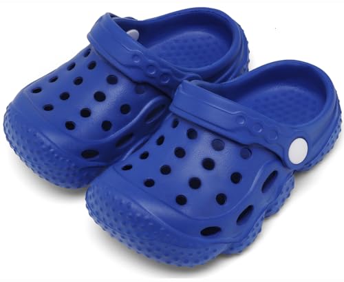 Image of ChayChax Kid's Garden Clogs Cute Slides Sandals Toddlers Beach Pool Shower Shoes with Non-Slip Sole