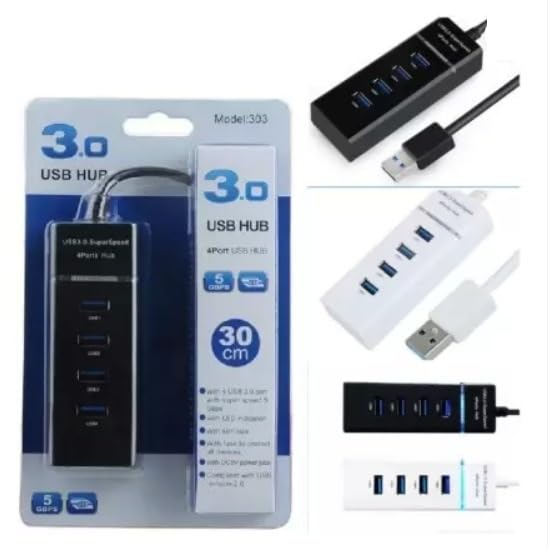BSVR Mini USB HUB 4.0 Port SuperSpeed 3.0 Led Indication for PC, Laptop, Computer Pendrive, Mouse, Keyboards, Camera, Mobile, Tablet, TV Etc (Working) All Windows and USB Product_M135-picture-16