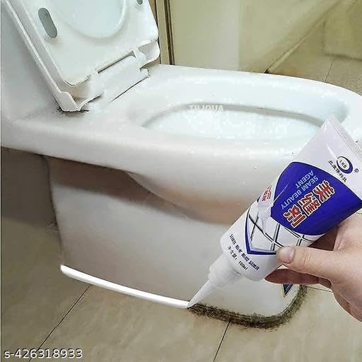 Image of Tiles Gap Filler Waterproof Crack Gap Filler Agent for DIY Home Sink Gaps /Grouts Repair Filler Tube Paste for Kitchen, Bathroom Leakage Protection Waterproofing Tile Gap Filler (180ML) KT 27