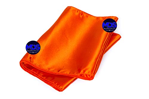 Mds Pack Of 10 Wedding 12 X 108 Inch Satin Table Runner For Wedding Banquet Decoration- Orange #TOP3