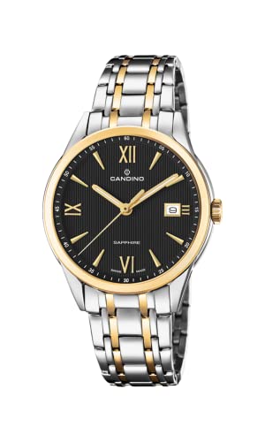 Preisvergleich Produktbild Candino Herren Datum klassisch Quarz Uhr mit Edelstahl Armband C4694 / 3