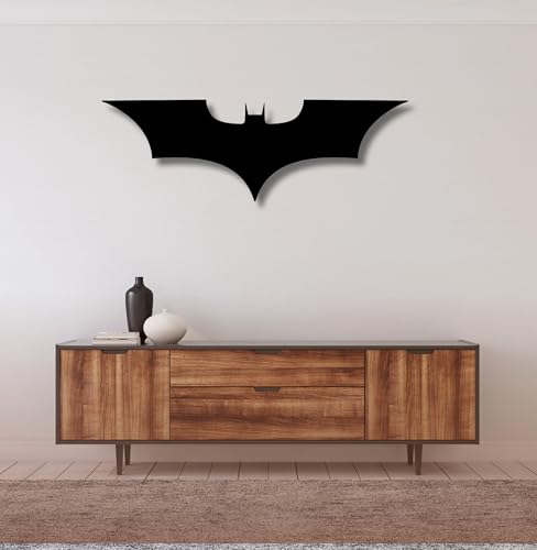 Image of TWIGGY Superhero 6mm MDF Wood Wall Decor Art for Home, Office, or Gaming Room, Gift, Anime (The Dark Knight)