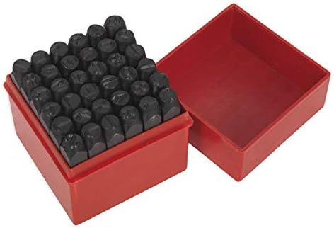 Sealey Ak8297 Letter & Number Punch Set 36Pc 8Mm, Multi-colour - Image 4