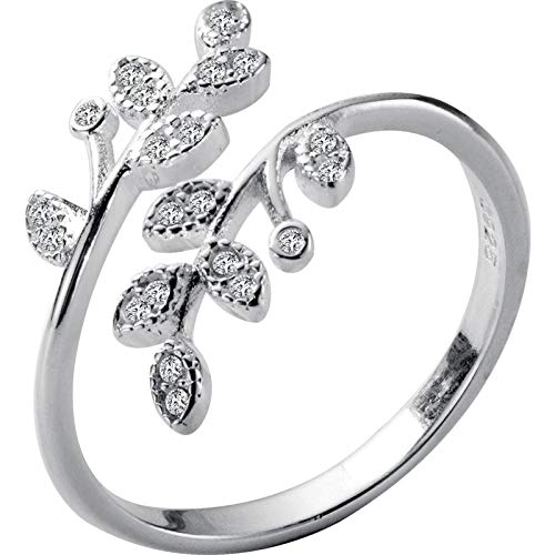 Anneau réglable bague ouverte ajustable femmes fin de bague qui serre argent