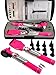 Premium Double Handle Otoscope Set -Otoscope/Great for School -Cynamed (Pink)