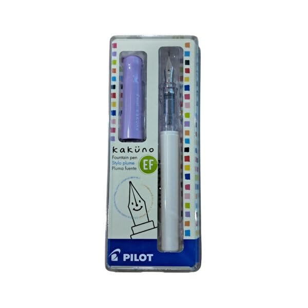 Image of Pilot Kakuno Soft Violet Fountain Pen - Extra Fine Nib