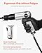 VEVOR Air Hammer, 3500BPM Pneumatic Hammer with 2.76 inch Stroke & 4PCS Chisels Round Shank, Pistol-Grip Compact Air Chisel Pneumatic Shovel Tool for Cutting Punching Scraping