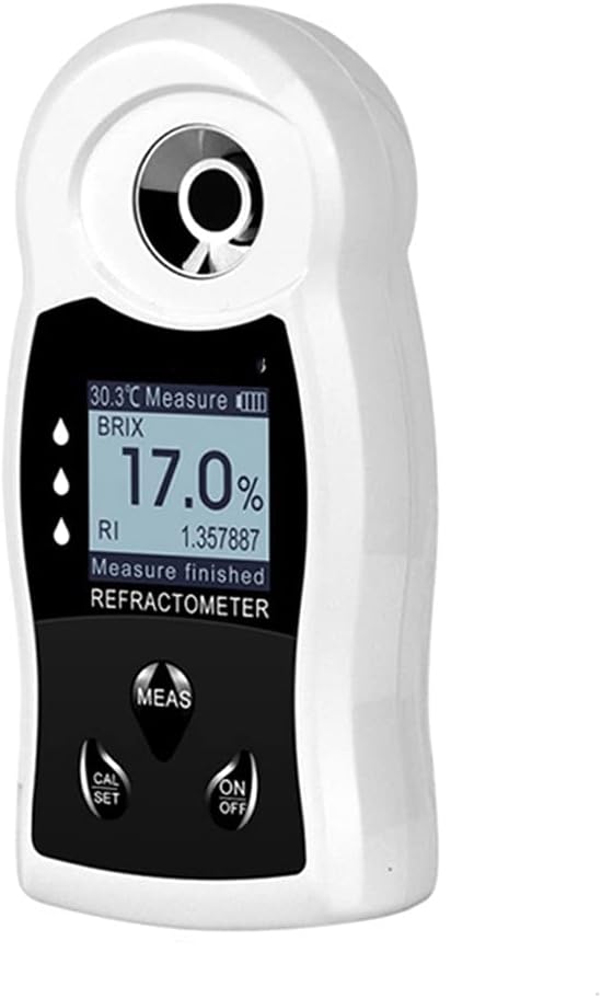 Rechargeable Automatic Digital Refractometer Sugar Meter Hydrometer Brix Concentration for Honey Grape Wine Beer Alcohol