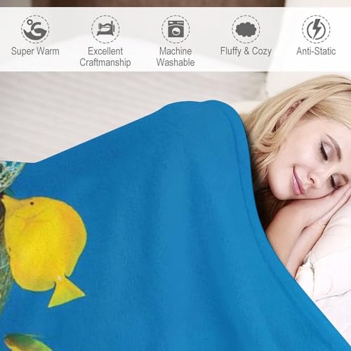 Couverture douce tortue en polaire pour vos soirées cocooning - 4