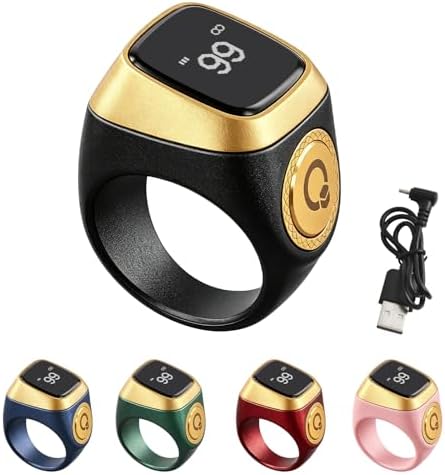 IQibla Smart for ZIKR Ring, Smart Ring Counter Digital Counter & ...
