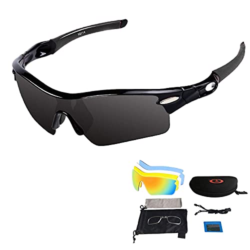 VILISUN Sportbrille Fahrradbrille Polarisierte Sport Sonnenbrille Unisex...