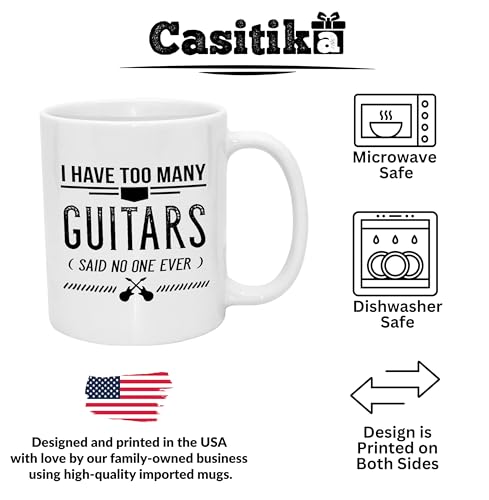 Taza de cerámica Casitika con diseño musical 11 oz miniatura 2