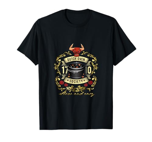 Dutch Oven Society Grill Design für Fans des Dutch Oven T-Shirt