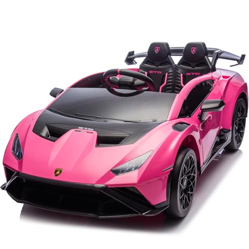 SUSIELADY 24V Kids Ride on Car, Compatible for Lamborghini Electric
