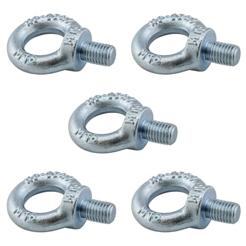 10 mm 5 Adet Metal Çelik Aybolt Halka Civata Eye Bolt Civatası Montaj ve Sabitleme Hırdavat Bağlantı