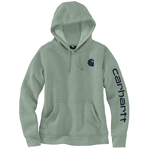 Carhartt Damen Clarksburg Graphic Sleeve Pullover Sweatshirt Sweater, Jade...