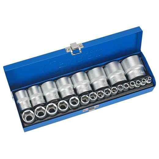 Condor -1194- Satz Zoll 24tlg Nüsse 1/4" - 1 1/4" Nuss zölliges Werkzeug Steckschlüssel 6kant