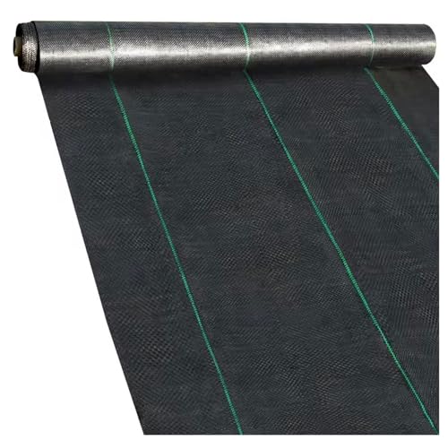 DIWAL Malla Antihierbas Tela Geotextil Control Malezas Barrera Jardín Huerto Macizo Flores Camino Entrada Terraza Invernadero Transpirable Permeable Resistente UV Duradera(1m x 20m)