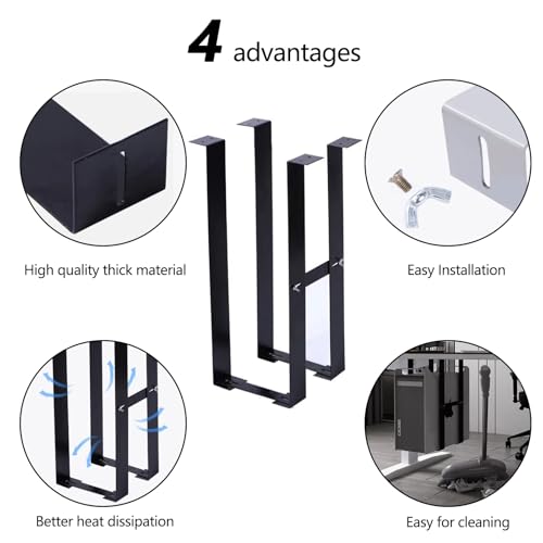 Soporte Ajustable para Torre PC, Blanco miniatura 3