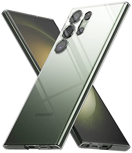 Image of Ringke Slim Compatible with Samsung Galaxy S23 Ultra 5G Case Cover Transprarent Hard 0.7mm Super Slim Thin Skin Polycarbonate Samsung S23 Ultra Back Cover - Clear