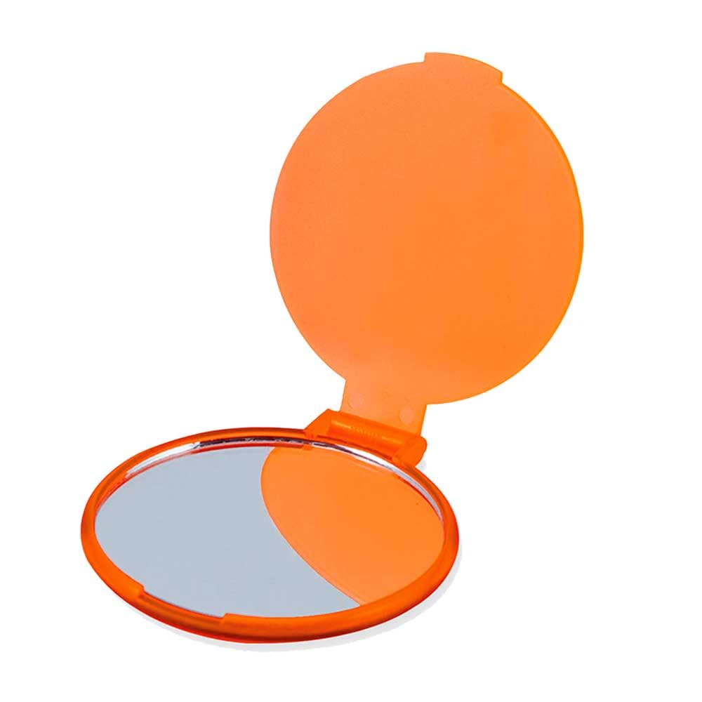 Miroir double carré doublé en cuir synthétique et imprimé papillons, lot de 16 unités. Détails pour femme pour baptême, communion et événements.
